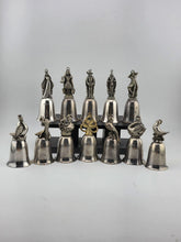 Vintage Complete Set of 12 Reed & Barton's 12 Days of Christmas Silver Bells.