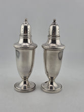 Antique Fisher Sterling Silver Weighted Bottom Salt & Pepper Shakers #1362.