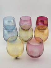 Rare Set Of 8 Austrian cordial glasses by Kisslinger Rattenberg Kristallglas.