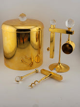 ViSet Of Valerio Albarello 24k Gold Electroplated Swarovski Crystal Cocktail Set