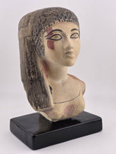 Rare Vintage Handmade Bust Of Princess Meritaten Of The Anciant Egyptian Dynasty