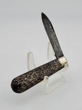 Antique 1930's IKCO USA Single Blade Black Pocket Knife. Metal Handle. Rare.