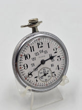 Antique C1920 Elgin Grade 305 17J 16S Pocket Watch Glass Exhibition Back Running