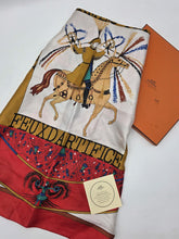 VINTAGE HERMES FEUX D’ARTIFICE FIREWORKS RED SILK SCARF WRAP 1937-1990 34X34