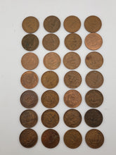 Lot Of 28 Queen Elizabeth II 1954-69 Great Britain Half Penny UK 1/2 Pence Coin