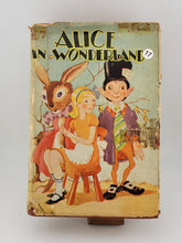 Antique 1930 ALICE IN WONDERLAND Hardcover Book By Lewis Carroll M Classics DJ