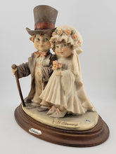 G. ARMANI Wedding Statue Figurine 8.25" BRIDE & GROOM FLORENCE Italy 1982 VTG