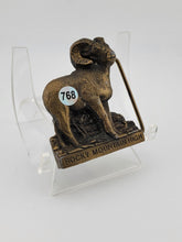 Vintage 70's 1978 3-D Bighorn Sheep Ram Nature Wildlife Spec-Cast Belt Buckle