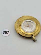 Rare Vintage Caroline 17 jewel pendant Swiss watch. Working Condition. No Chain