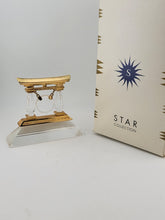 Rate Retired Japanese shrine figurine, gold plated with Swarovski ®️Cut Crystal
