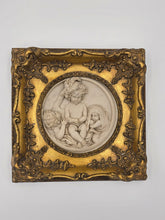 Rare Antique 19th C Enrico Braga Tondo Relief Plaque with Perfugium Regibus Coin