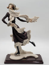 G.Armani Figurine Skating Lady Winter Capodimonte Sculpture Art 0542C New In Box