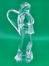 BACCARAT France Crystal ANGEL With HORN Nativity Figurine Discontinued 6"