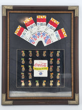 Rare Set 1994 FIFA World Cup USA Ticket Stubs + Coca Cola Pin Set Framed Display