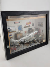 Vintage Rare Mustang P-51 Workshop Shadow Box collection accent de barbizon