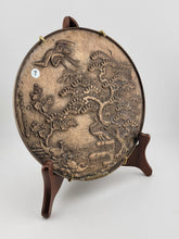 Rare Antique 19th Century Oriental Bronze Japanese Kagami Handled Mirror