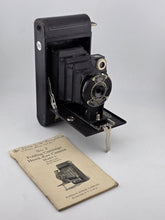 Antique Kodak No.2 Folding Cartridge Hawk-Eye Camera w/ Manual Vintage 120 Film