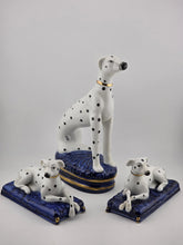 Set Of 3 Vintage Fitz and Floyd Staffordshire Style Dalmatian Dog Figurines