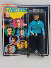 MEGO STAR TREK MR. SPOCK 6 IMAGE FRONT BLUE NAME RARE MOC #51200/2 UNOPENED 1974