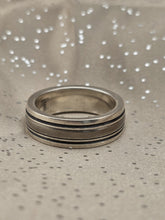 Rare James Avery 925 Sterling Silver Titanium Men's Wedding Band Ring Size 11.5