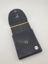 Vintage Authentic Collectible Alfred Dunhill Leather Cigarette Case W Gold Trim