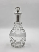Rare Antique French Baccarat Crystal & Sterling Silver HARCOURT Whiskey Decanter