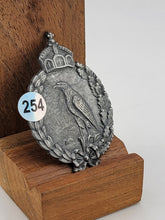RARE ORIGINAL WW1 IMPERIAL GERMAN NAVY OBSERVER BADGE SILVER TONES