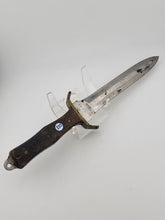 Vintage Antique Pakistan Large Stainless Fixed Blade Spear Fighting Dagger Knife