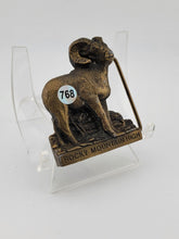 Vintage 70's 1978 3-D Bighorn Sheep Ram Nature Wildlife Spec-Cast Belt Buckle