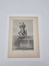 Rare 1893 Vogue Leaf "WON AT SIX FEET" Equestrian Horse Jump H. Pelham Robbins