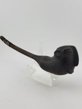 Rare Antique Collectible One Of A Kind African Tribal Clay Pipe W Long Stem.