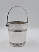 Vintage Christofle France Silverplate Art Deco Ice Bucket Wine Cooler Insert