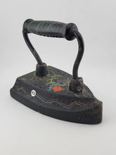 Sheffield No 7 Cast Iron Flat Sad Iron Doorstop Farmhouse Decor Antique Vintage