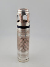 Rare One Of A Kind Antique Silver Metal & Enamel German Marine Oil Lamp.