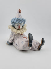 Vintage Retired LLADRO 1990 Glazed Porcelain Tired Friend Clown #05812. VG Cond.