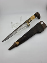 Original Victorian Afghan Khyber Pass Chura Dagger with Scabbard circa 1840