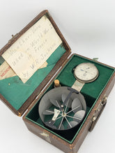 Antique 1918 WWI Anemometer Wind Meter Field Instrument W Case Used In France