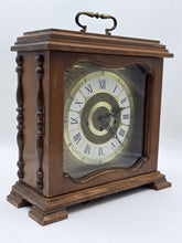 Vtg Franz Hermle 340-020 Mantel Clock W Germany 8-Day Westminster Chime Working.