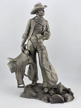"The Wrangler" by Jim Ponter Pewter Figure Western Heritage Museum Vintage 1979