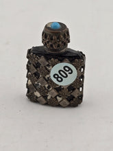 VINTAGE FRENCH AMETHYST PERFUME BOTTLE PETIT FLACON & FUNNEL MAISON ARPAR