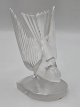 Vintage Lalique Crystal Deaux Hirondelles Swallows Paperweight Bookend Signed
