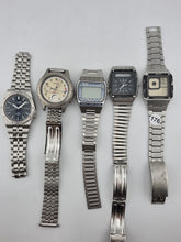 Vtg Seiko Lot Of 5 Collector World Timer Titanium Alarm Chronograph Watches Read