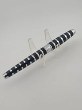 Vintage S.T. Dupont Paris Rollerball Pen 5JO4- B46 Black Silver Made France