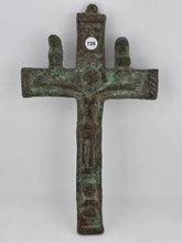 Antique Ethiopian Bronze Cross Crucifix Processional 18th C Coptic Christian