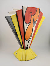 Rare Crown Devon Dorothy Ann Treetops Vintage Vase England Handpainted & Signed.