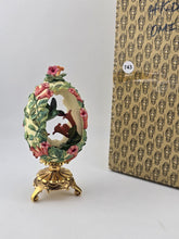 Franklin Mint House Of Faberge Humming Bird Egg Jewels in The Garden - W Box