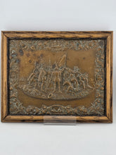 The Landing of Columbus Union Case-1856 Engraving cast as Bronze Plaque 1892-93
