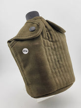 ANTIQUE ORIGINAL WWII US ARMY M1942 CANTEEN & COVER-DATED 1945, AGMCO.