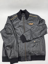 Vintage Original Harley Davidson 120th Anniversary Bomber Leather Jacket. 2XL.