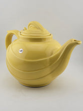 Antique 1930's Collectible HALL Canary Yellow Art Deco Shape Teapot. VG Cond.